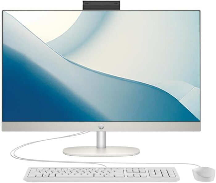 HP AIO 24-cr0123nh i5-1335U 8GB, 512GBSSD, 23.8FHD, NT, DOS, SHELL-WHITE, ENG